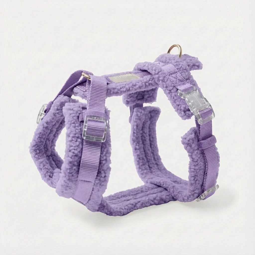 Hundegeschirr-Set Teddy Violett-4
